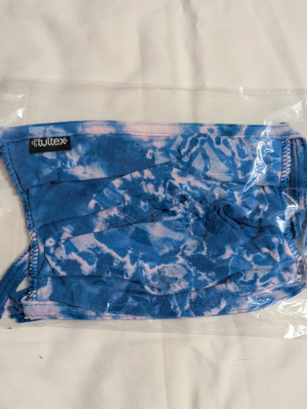 NWOT (004) Tultex Unisex Assorted Tie-Dye Face Masks Multi 8 Pack